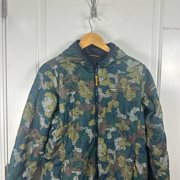 L.L. Bean Camouflage Reversible Jacket Boys Large - Picture 14 of 15